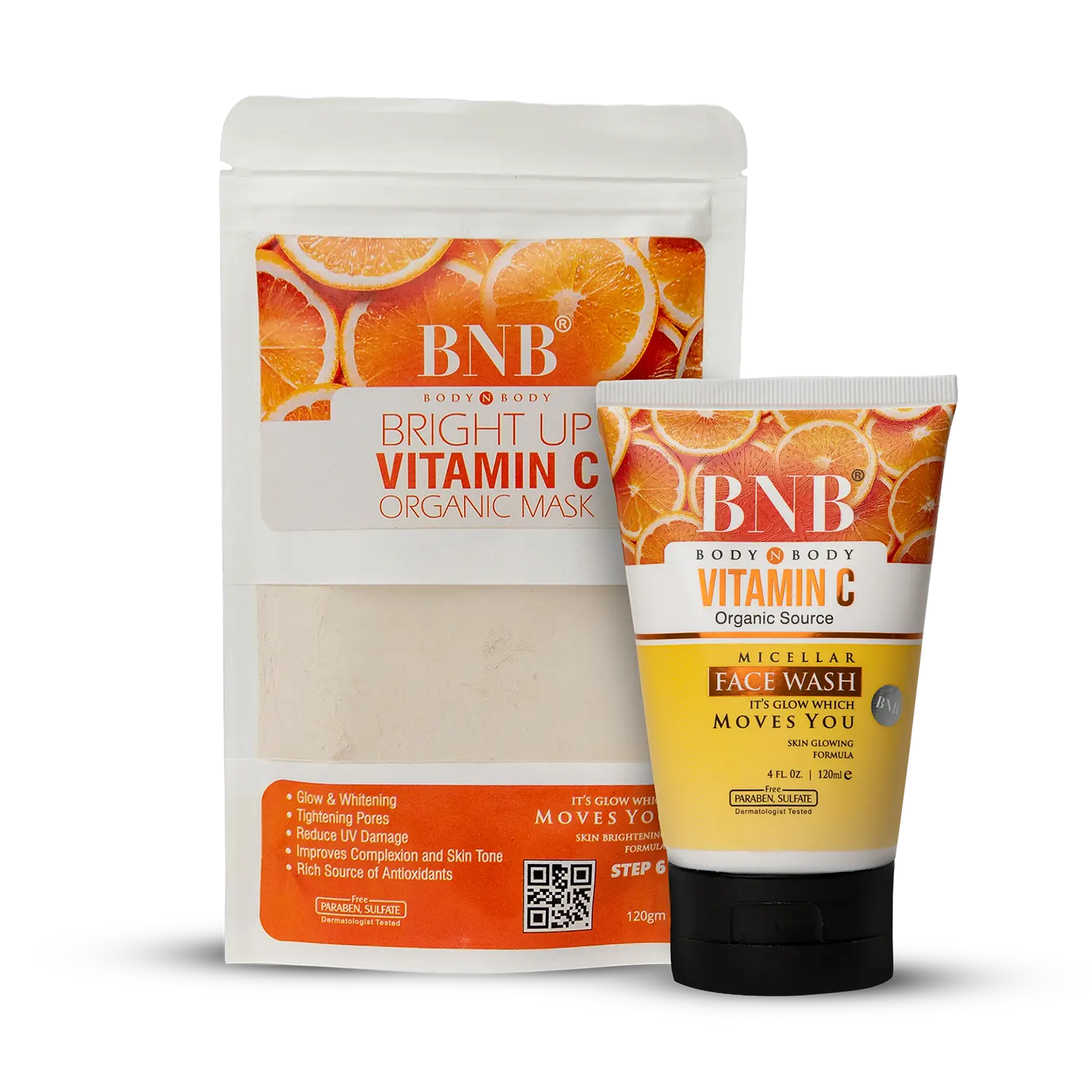 Bright Up Vitamin C Mask And Face Wash